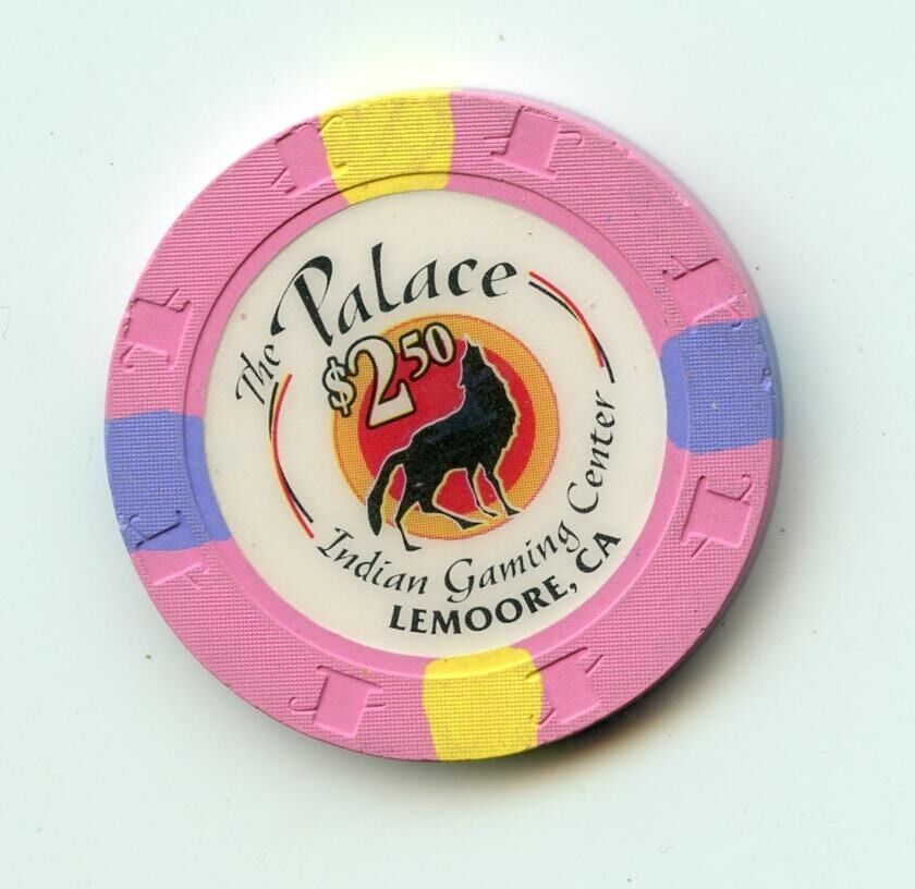 2.50 Chip From The Palace Casino Lemoore California