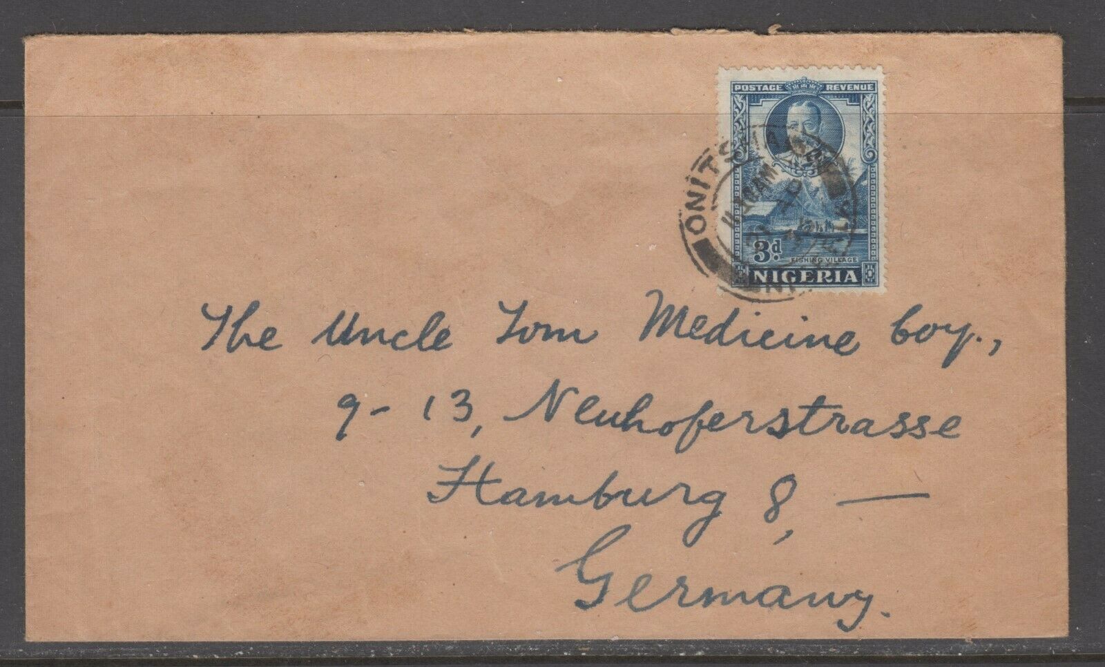 Nigeria 1936. Cover To Germany.